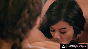 Preview 3 of Nagaur Desi Village Open Sex - Bored Busty 18yo Savannah Sixx Cheats On Her Boyfriend With The Hot Skater Girl Gia Derza