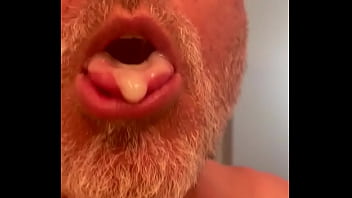 Preview 3 of India Natural - Me licking my own cum from my hand,  and swallowing my load!!!