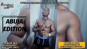 Preview 2 of Abram Sex - Naija petite lady fucks big muscular guy hardcore. (Abuja edition orgy promo) Email: nawtifunhouse@gmail.com