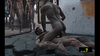 Preview 4 of Cute Lady Fuking - Back Alley Gangbang