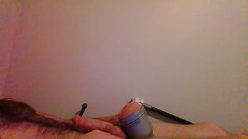Preview 1 of Sheran Ler - Edged Cock Rapidly Spurts Cum Over Head and On Body
