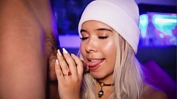Preview 2 of Blonde Mature Pickup - Beautiful blonde with an angelic face loves is a pro when sucking on a hard cock