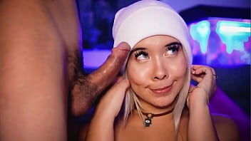 Preview 3 of Blonde Mature Pickup - Beautiful blonde with an angelic face loves is a pro when sucking on a hard cock