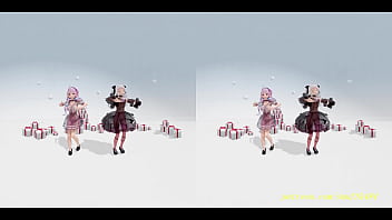 Preview 2 of Russi Rhdo - vr180 aqason mmd 3d dance