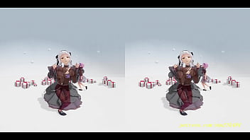 Preview 1 of Russi Rhdo - vr180 aqason mmd 3d dance