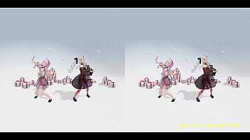 Preview 4 of Russi Rhdo - vr180 aqason mmd 3d dance