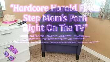 Preview 1 of Biyutipul Pussy - Hardcore Harold Found Step Mom&rsquo_s Porn Right On The TV