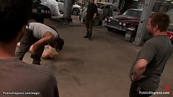 Preview 1 of Napoleon Xnxx Vieo - Blond deep throat fucked in public