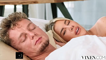 Preview 2 of Forest Sex Two Girl - VIXEN Busty Blonde Dancers Era Queen And Ema Karter Share A Cock