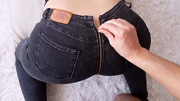 Preview 1 of While Husband Is Around - Hard Fucked Big Ass In Jeans!