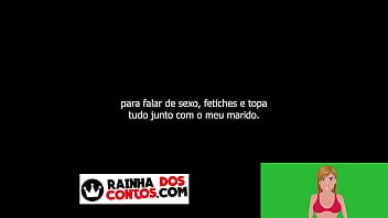 Preview 1 of Dani Danieal Strapon - Conto er&oacute_tico: Amigo da academia me comeu gostoso