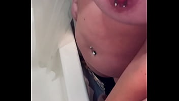 Preview 4 of Mota Lande Xxx Video - Pierced Busty Wife Helping Husband Piss
