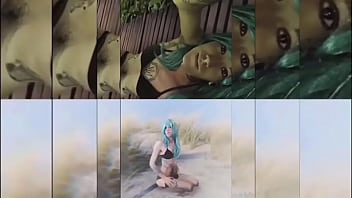 Preview 2 of Teen Lesbian Rape Punish Forced - Hot Cosplay Lingerie Modeling
