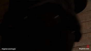 Preview 2 of After Tha Scenes - Bound blond blindfolded with