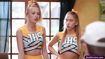 Preview 1 of Nude Dances - SexSinners.com - Cheerleaders rimmed and analed by coach