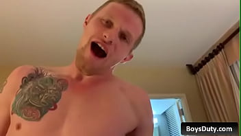 Preview 2 of Very Strange Sex - Sexy military boys Jesse Nice,  Scott Finn love fucking each other and enjoy strong orgasm