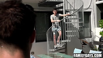 Preview 1 of Xxnx Telar - He fucked his stepson to boost his confidence