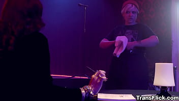 Preview 1 of Sil Pack Xxx Videos Indian - Transflick.com - Singer Brooklyn Gray got fucked on stage by tranny Ariel Demure. Ariel,  the star performer at a club,  is moving on to the next big step in her career and trying to find someone talented to take her place.