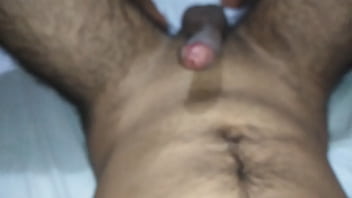 Preview 1 of Alia Hadid Porn - Hairy solo boy play with his hard cock
