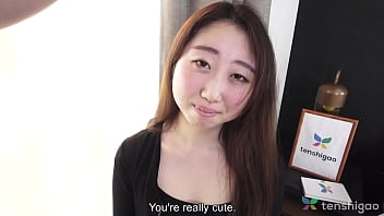 Preview 2 of Dasee Porn - Casting couch with cute Japanese amateur Miss Ai Okamoto sexy nurse from Tokyo interview uncensored JAV first ever JAV pussy licking pt2