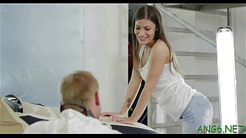 Preview 2 of Xnxx Big Xuxx - Pole rams beautiful brunette Zuzana&#039_s cunny today