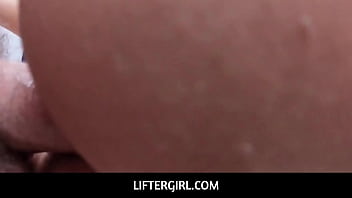 Preview 4 of Cumulative In My Little Pushy - LifterGirl  -  Fit Small Tits Teen Caught Stealing an Odd Piece of Exercise Equipment - Mackenzie Mace