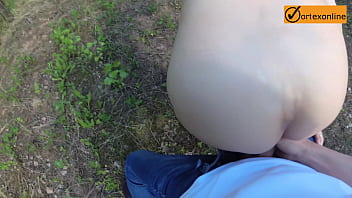 Preview 3 of Group Rimjob - Outdoor Public Blowjob and Fuck from Young Whore