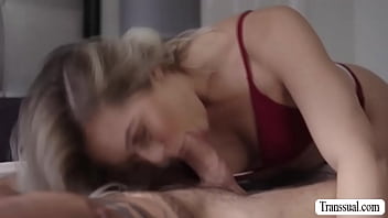 Preview 3 of Poornfilm - Horny TS barebacked by stepsis boyfriend