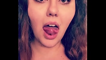 Preview 1 of Buttpluggina - Long tongue church girl