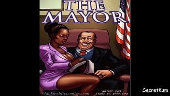 Preview 1 of A Mature Man - The Mayor S1 ep. 1 - Young black woman Job Interview to become the Mayor&#039_s Secretary - Interracial Fuck