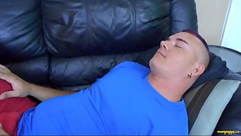 Preview 1 of 18 Sxxx Hd - Jeff Drizzle spanks his lazy roommate Leo Blue