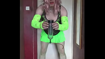 Preview 2 of Tato Girl Xxx - crossdressing sissy piss lover wants you to come and fill his piss tube up so he can swallow it