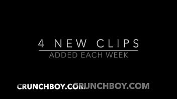Preview 2 of Hd 1080 Japanese Sex Group - New CRUNCHBOY realase,  ROMANTIk fucked bareback and creampied by dominant