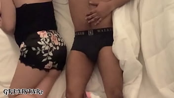 Preview 1 of Brutal Cock Caning - Shared bed with hot roommate
