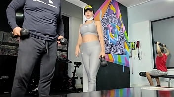 Preview 2 of Gina Valentine And Riley Reid - BUSTED AND KICKED OUT FROM  THE GYM CAUSE I LET STRANGER MASTURBATE MY PUSSY
