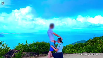 Preview 2 of Big Asseur - Reaching the Summit - Caught During Risky Outdoor Fuck