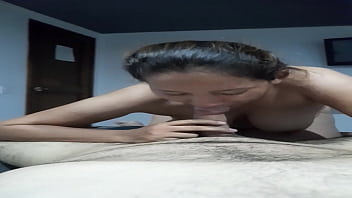 Preview 2 of Skype Destine - Esposa venezolana madura me hace una rica mamada extrema con masaje - puta caliente disfruta del sexo oral - Hotwife YR - Andy Z 94