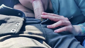Preview 4 of Black Mom Sucks Son5 - Stranger teen catching me and suck dick in bus