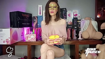Preview 2 of Sochool Girl Rape Video - Sarah Sue Reviews PinkPunch Sunset Mushroom Vibrator