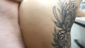 Preview 4 of After Sex Clean Body - POV you peep on a girl in the bathroom - Sunako Kirishiki