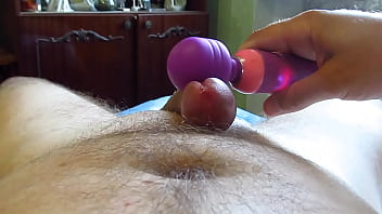 Preview 4 of Canhescoreher Brynn - man roughly jerks off cock with a toy and cums hard - slow motion