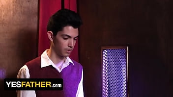 Preview 1 of Sex Christina Ricci - - Lusty Stud Confessed On Priest About His Sexuality Gets Fucked In The Butthole