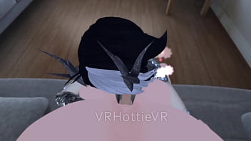 Preview 4 of Dehati Mami Bhanja Xxx Pron - Strip And Blowjob POV Lap Dance VRChat ERP