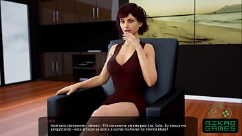 Preview 4 of Piss In Toilet Solo - Milfy City ep 1 Conhecendo a historia e personagens Linda,  Sara,  Caroline e Terapeuta