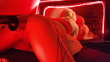 Preview 2 of Boy Sexmodher - Little Slut Squits Her After a Machine Fucks Her ass