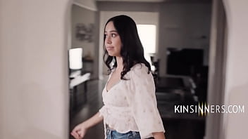 Preview 1 of Kirn Khan Xxx Sixy Video - Asian Teen Found Step Dad Hiding In Closet While She Changed