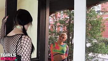 Preview 2 of Dog Sick Pussi - TGIRLSHOOKUP: Nasty Whore Left Wet Open and Disgusting!
