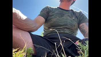 Preview 1 of Selena Gomez Fake Nude Porn - Solo outdoor jerk off