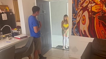 Preview 1 of Young Asian Fisted - Sexy Cleaning Lady Bonnie Bun