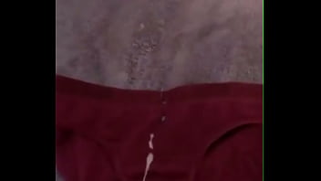 Preview 3 of Miyabi Kaga - cumshot on panties